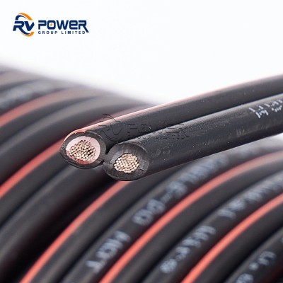 1500V PV Wire 4sqmm 6mm Two Core Solar Cable