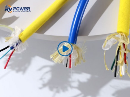 ROV Fiber Optic hybrid cable