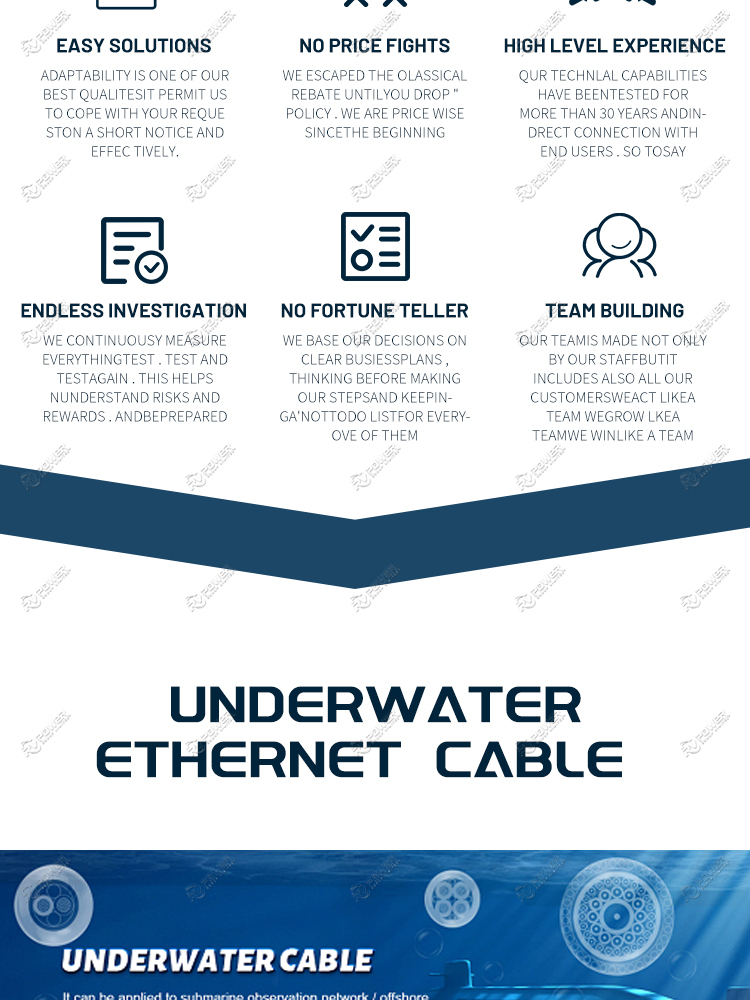 Underwater Ethernet Cable