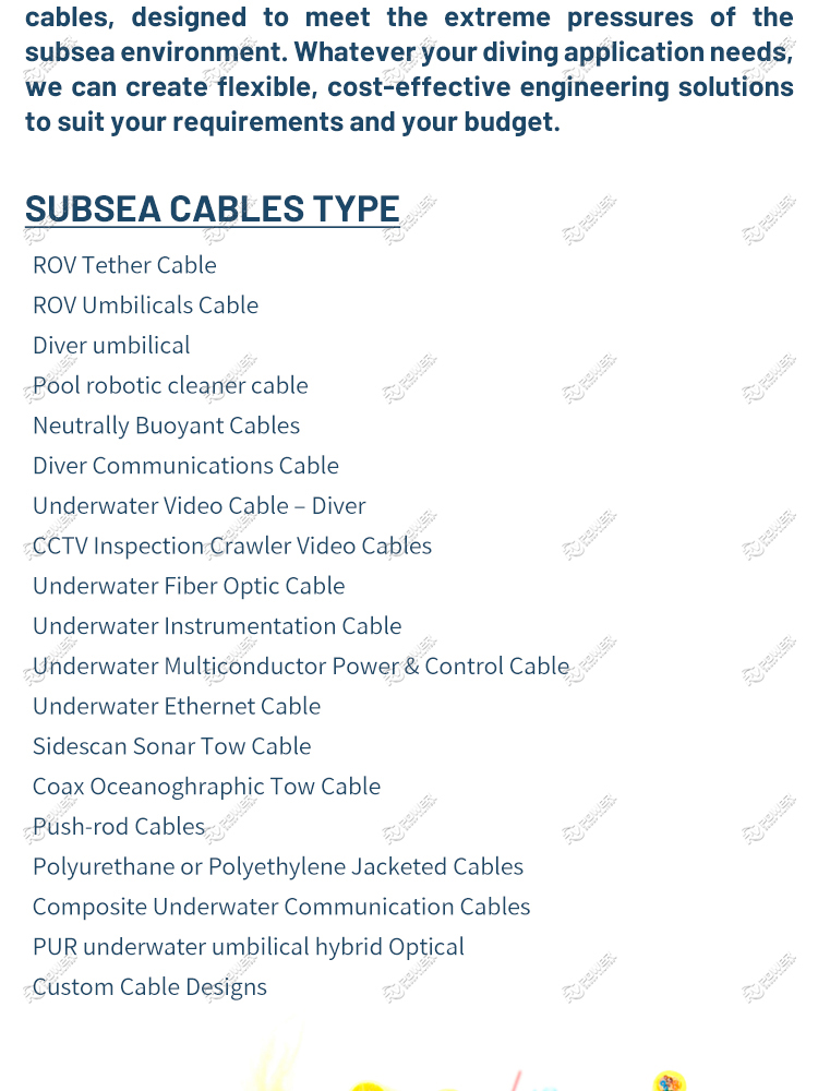 Underwater Ethernet Cable