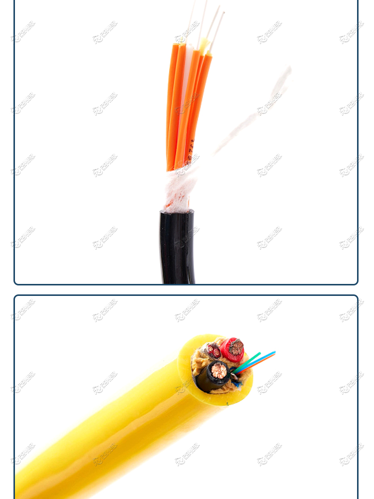 Underwater Fiber Optic Hybrid Cable 