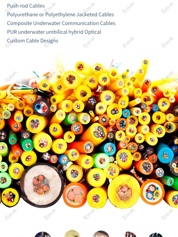 Underwater Fiber Optic Hybrid Cable 