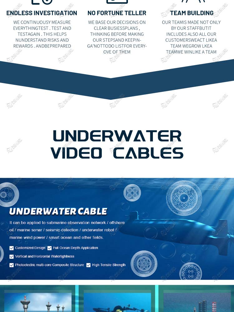 Underwater Video Cable