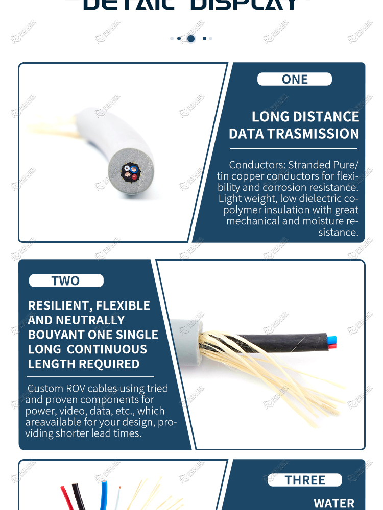 Floating cables for pool cleaning robots