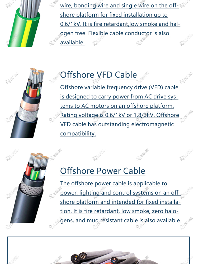 Marine Power Control Cable