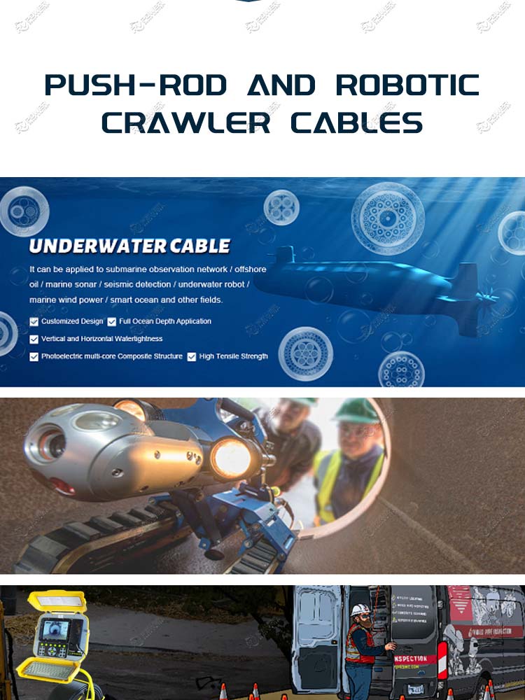 Push-Rod and Robotic Crawler Cables