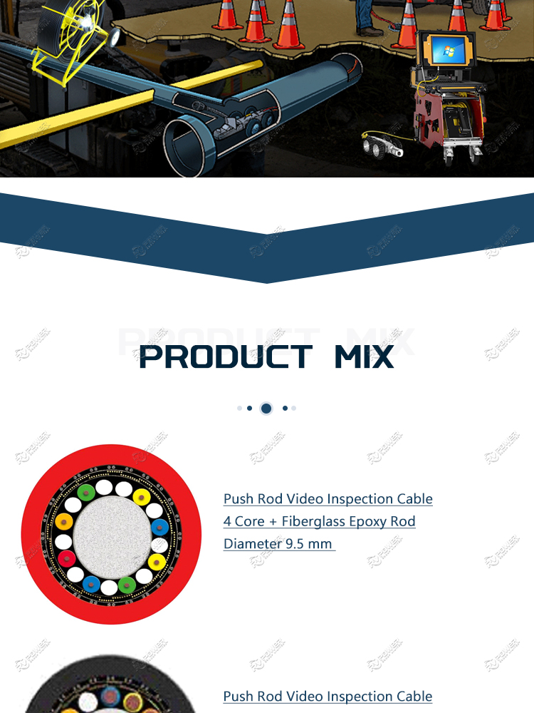 Push-Rod and Robotic Crawler Cables