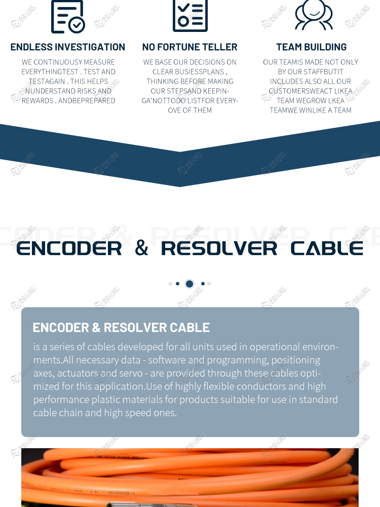 ENCODER & RESOLVER CABLE