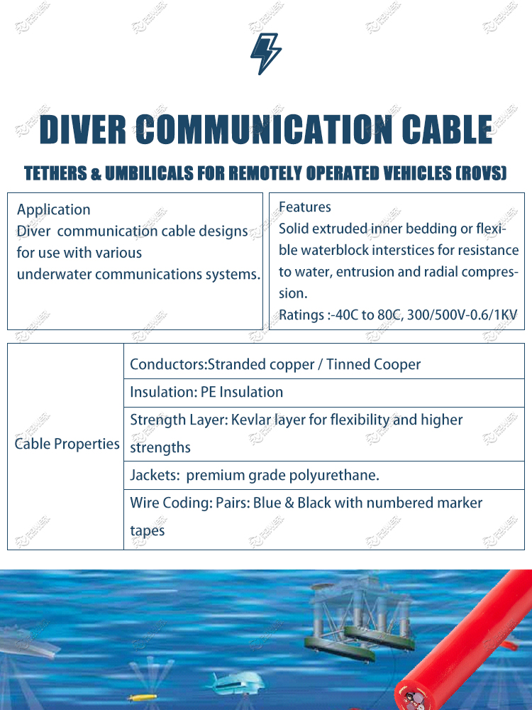 Diver Communications Cable