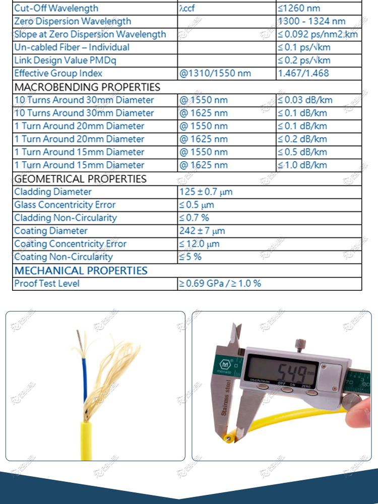 ROV Fiber Optic hybrid cable