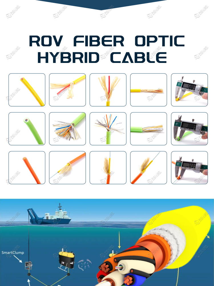 ROV Fiber Optic hybrid cable