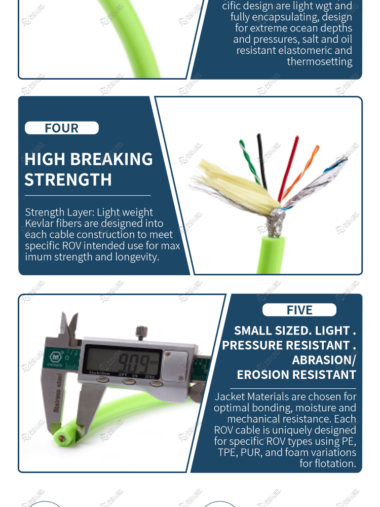 ROV Hybrid POWER AND SIGNAL Cable