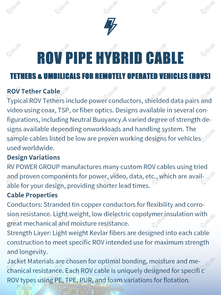 ROV PIPE HYBRID CABLE