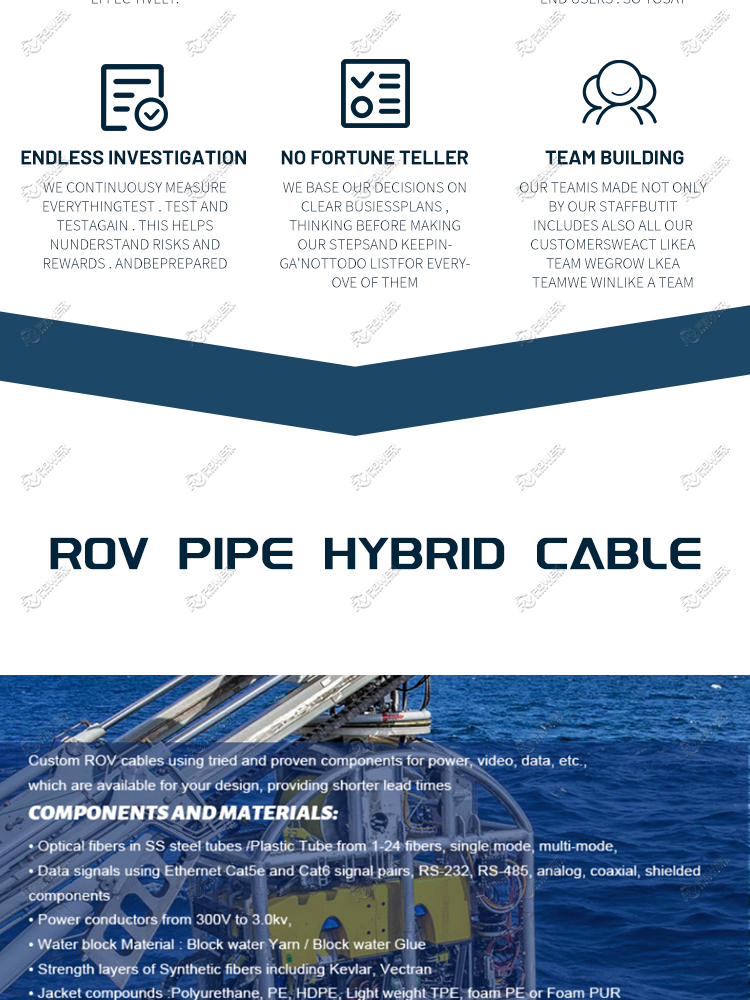 ROV PIPE HYBRID CABLE