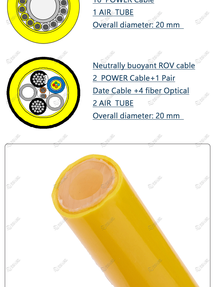 ROV PIPE HYBRID CABLE