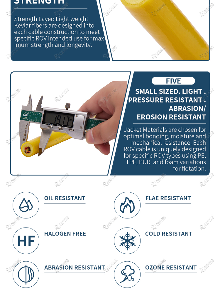 ROV PIPE HYBRID CABLE