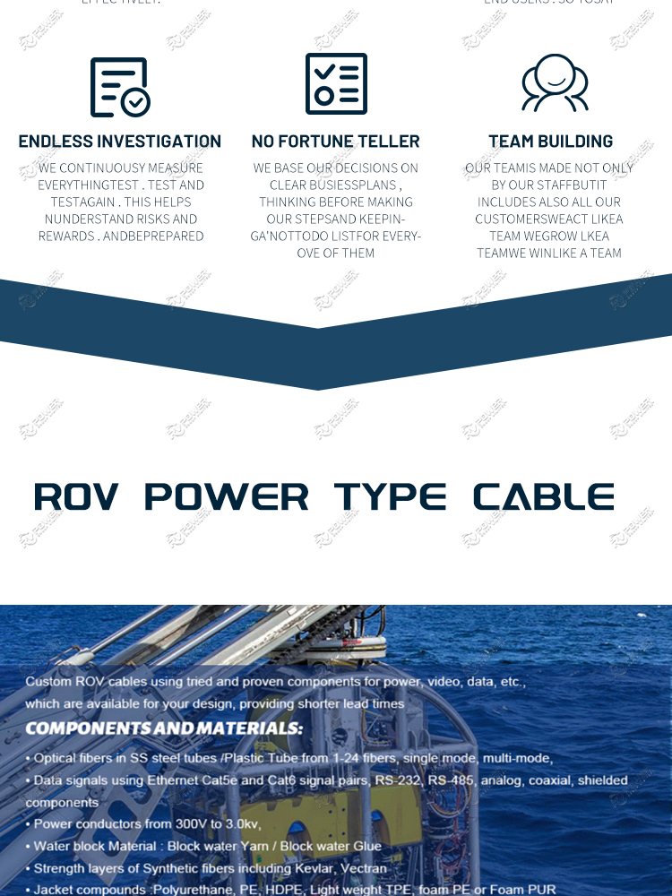 ROV POWER TYPE CABLE