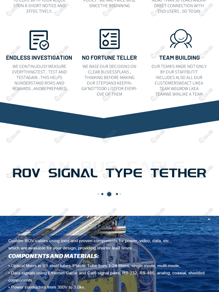 ROV SIGNAL TYPE TETHER