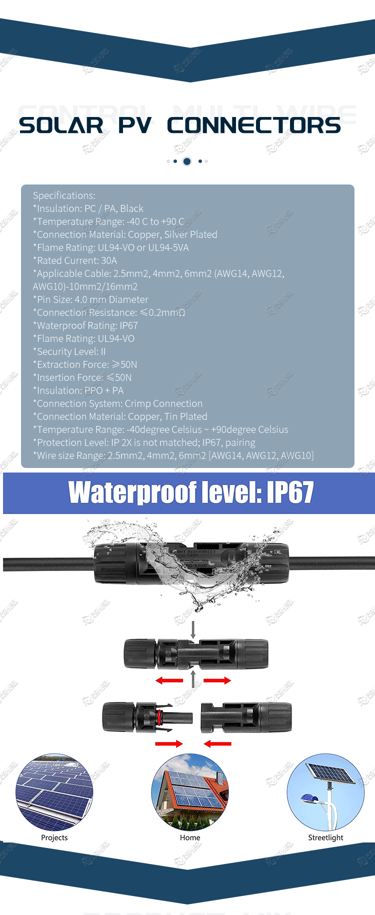 SOLAR PV CONNECTORS