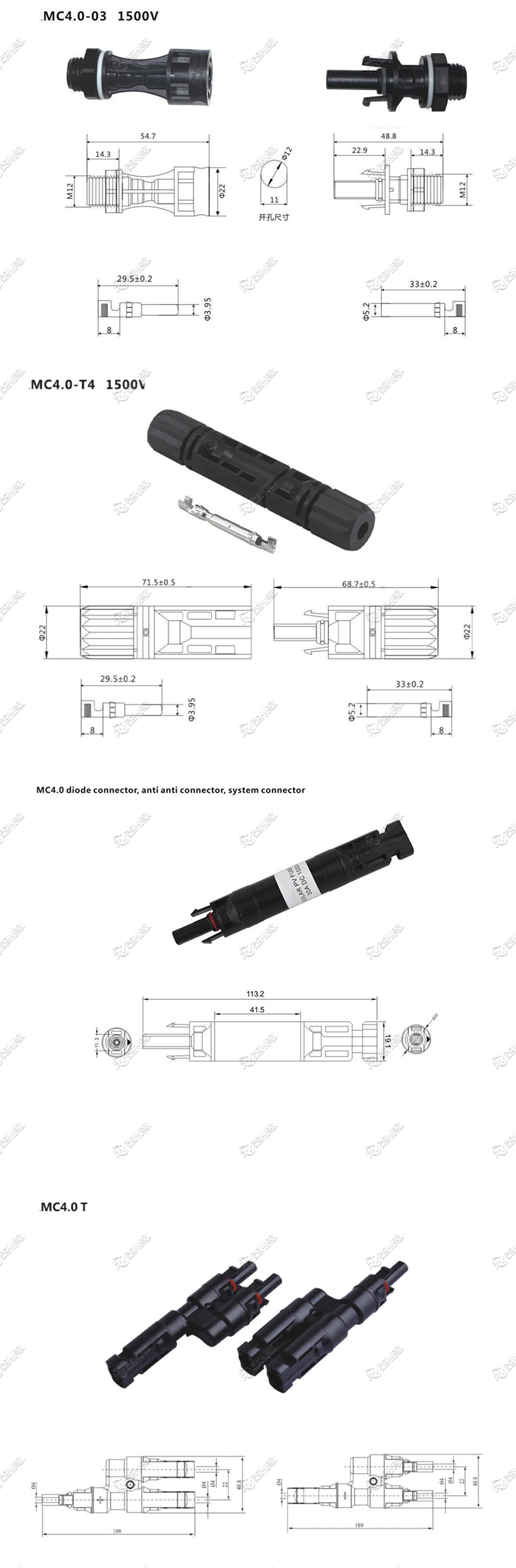 SOLAR PV CONNECTORS