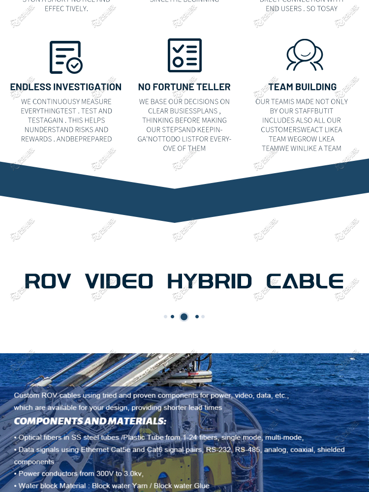 ROV VIDEO HYBRID CABLE