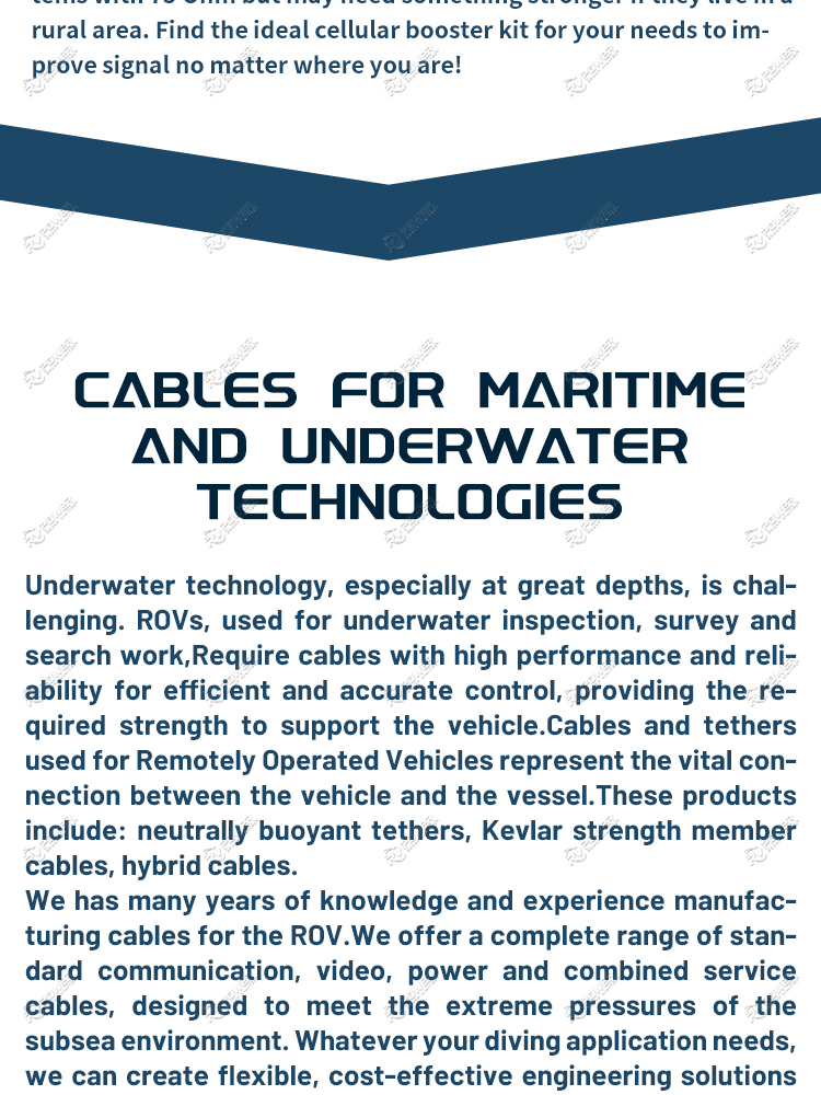 ROV VIDEO HYBRID CABLE