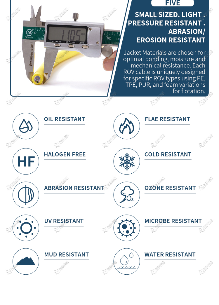 ROV VIDEO HYBRID CABLE