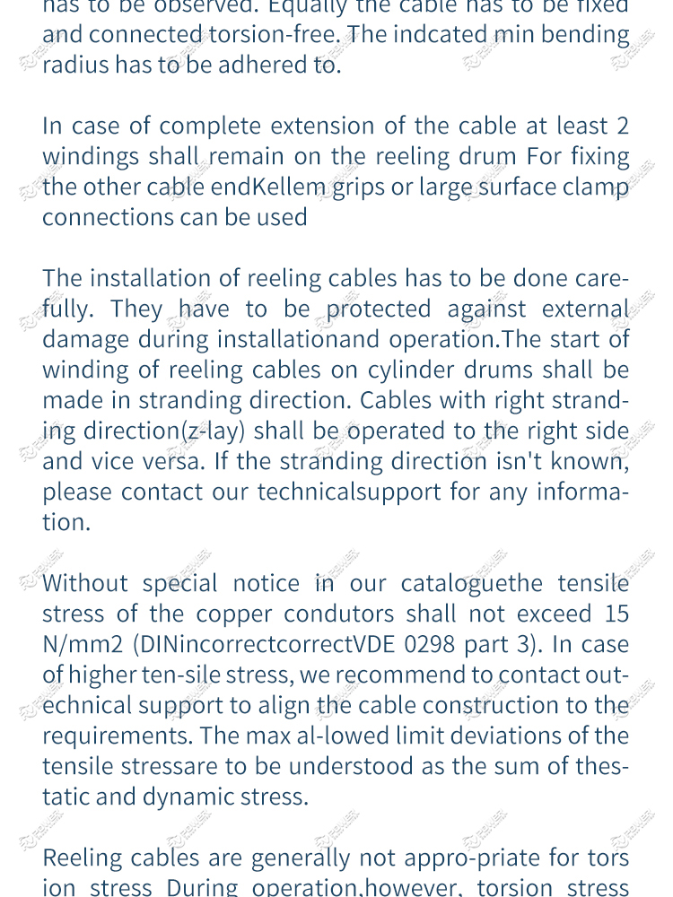 Drum & Reeling Cable