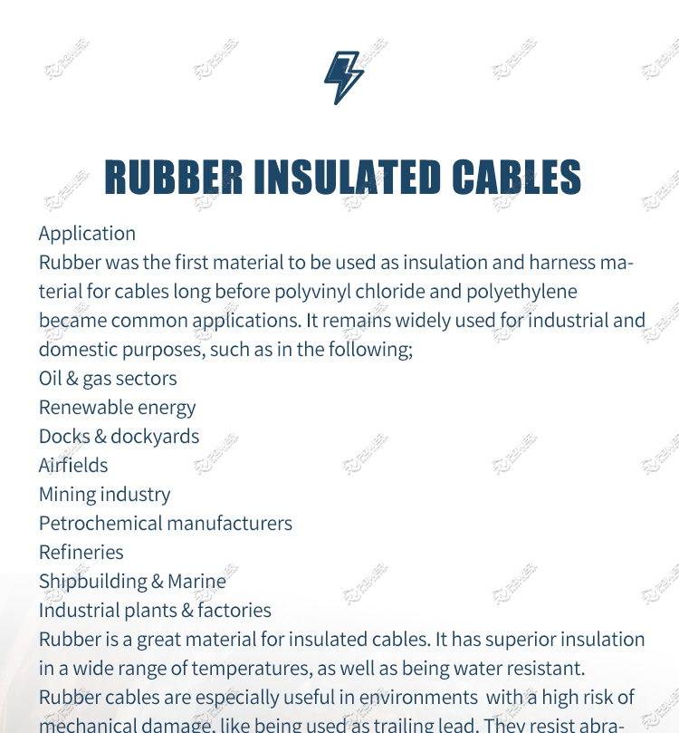 Rubber Insulated Cables