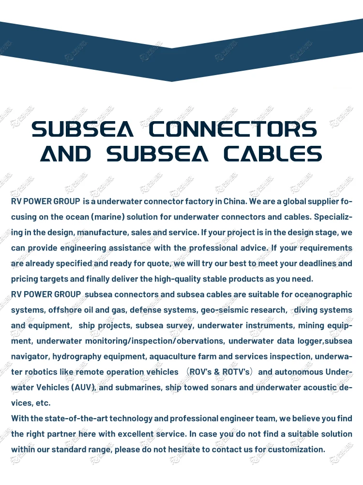 DBH8F 8-Pin Subsea Ethernet Connector — Bulkhead Female, 300 Bar, Gigabit Ethern